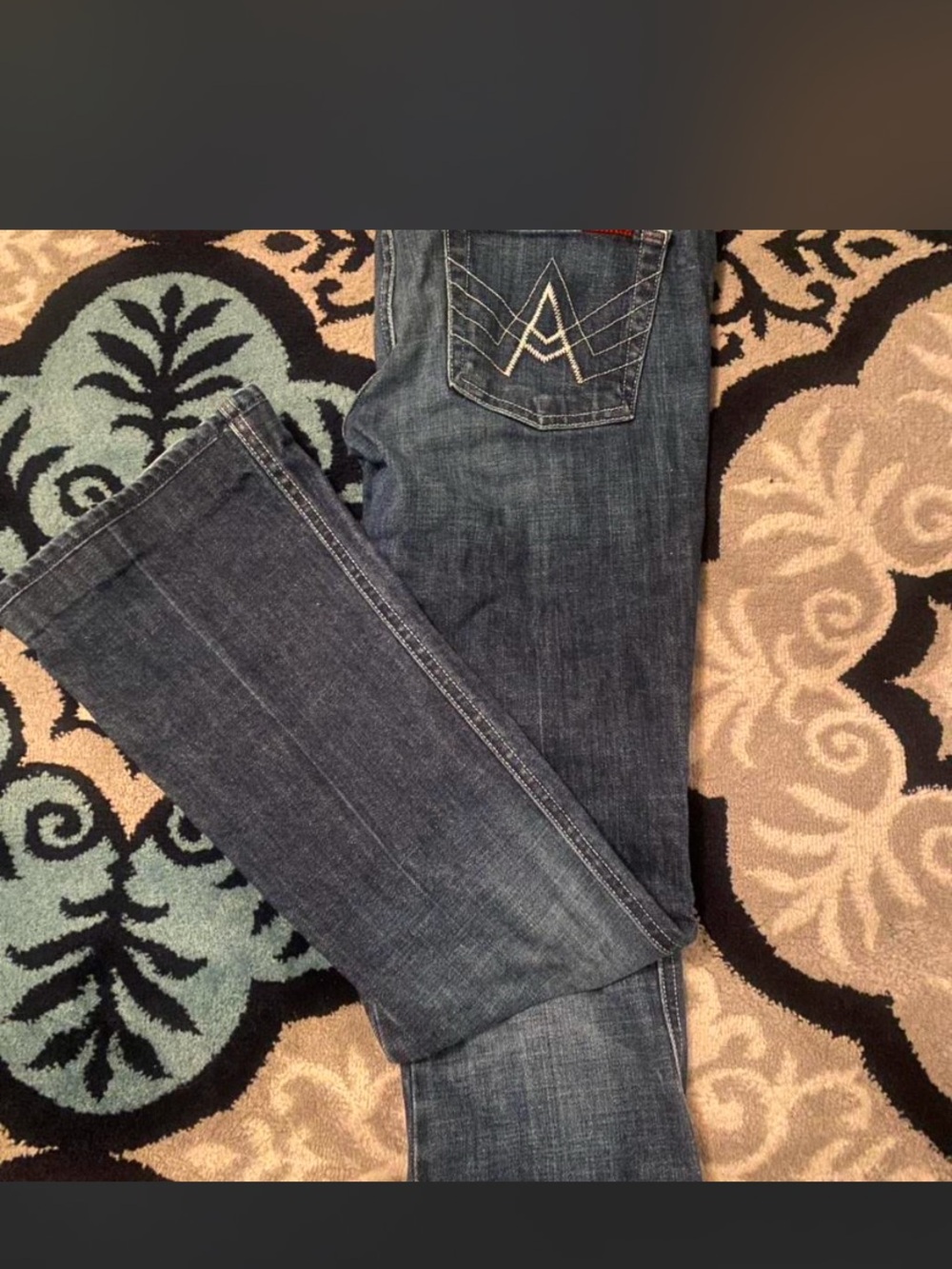 7 For All Mankind Dark Indigo Denim Jeans